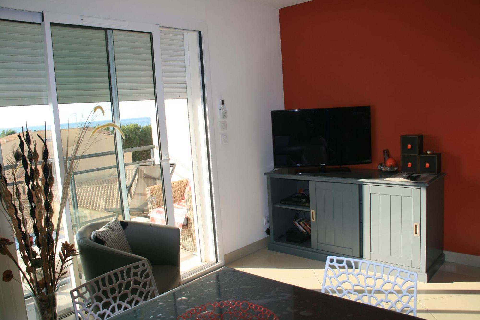 T3 Vue Mer 100M De La Plage Wifi Et Parking Saint-Pierre-la-Mer  Kültér fotó